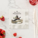 Search for pheasants napkins Shooting