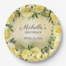 Search for yellow rose paper plates Elegant