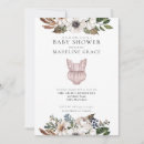 Search for pink dress baby shower invitations Vintage