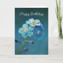 Search for forget me not cards Remembrance