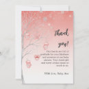 Search for tree thank you cards Red