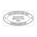 Search for oval rubber stamps Address