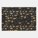 Search for black and gold wrapping paper Star
