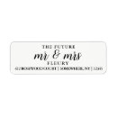 Search for future mr and mrs return address labels Engagement