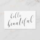 Search for hello beautiful business cards Makeup artist