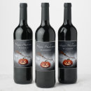 Search for halloween wine labels Jack o lantern
