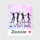 Search for dancers silhouette stickers For her