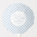 Search for blue gingham balloons Classic