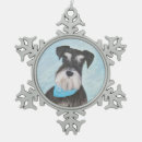 Search for miniature schnauzer ornaments Silver