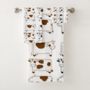 Search for farm animals bath towels Cows
