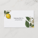 Search for lemon business cards Vintage