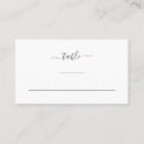 Search for black and white place cards Formal