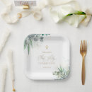 Search for first communion plates Greenery