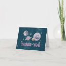 Search for space thank you cards Blue