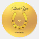 Search for gold horseshoe stickers Golden