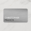 Search for titanium business cards Modern