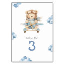 Search for teddy bear table cards Blue
