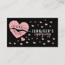 Search for glossy business cards Lips