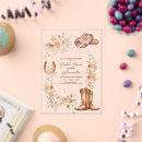 Search for western bridal shower invitations Cowgirl