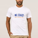 Search for number 1 dad tshirts Typography