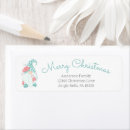 Search for gnomes return address labels Watercolor