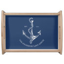 Search for nautical anchor serving trays Lake house