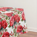 Search for red rose tablecloths Flowers