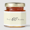 Search for elegant 60th birthday favors Typography
