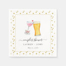 Search for bubbles and brews couples shower Watercolor