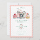 Search for cupcake birthday invitations pastel
