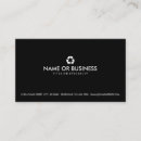 Search for recycling business cards Go green