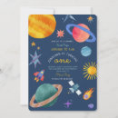 Search for space birthday invitations Rocket ship