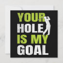 Search for funny golfer invitations Player