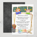 Search for vertical teachers day invitations Chalkboard
