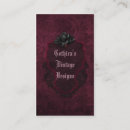 Search for gothic business cards Black rose