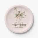 Search for fairy paper plates Fairy first birthday