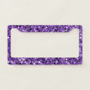 Search for purple license plate frames Glam