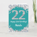 Search for 22nd birthday cards Twenty second birthday