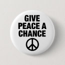 Search for peace sign buttons Retro