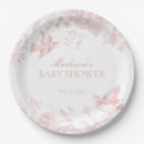 Search for floral baby shower plates For her