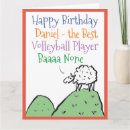 Search for volleyball cards Cartoon