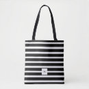 Search for black and white striped bags Pattern