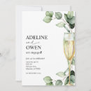 Search for engagement party invitations Champagne