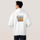 Search for orange and blue hoodies Typography