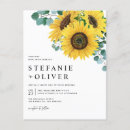 Search for rustic sunflower wedding invitations Botanical