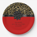 Search for black and red paper plates For her