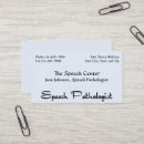 Search for speech therapist Pathology