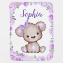Search for purple baby blankets Girl