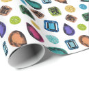 Search for gemstones wrapping paper Pattern