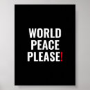 Search for world peace posters Typography